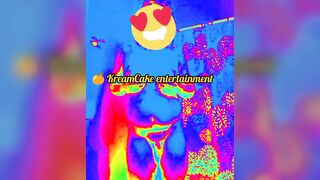 Dancing for a fan in drag