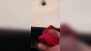 Sissy Cumming in pants quick whilst shes gone