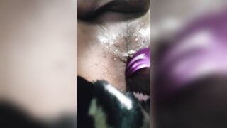 Playing with my fresh toy