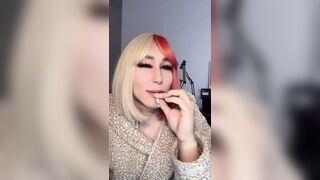 Smokin' sissy doxy full feminization with catsuit and boots