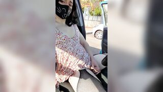 Alone in my car!