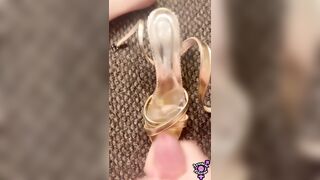 Trans Femdom Feet JoI CEI Lick That Cum Off My Perspired Heels Wench - Jessica Bloom