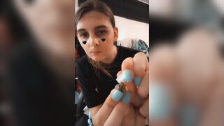 sissy angel gets permanently locked in chastity with glue jessiesissyadventures