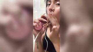 Playing with my toy cause I'm