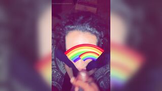 Large Ebony Weenie Biggest Ejaculation in Marvelous Sissy Throat