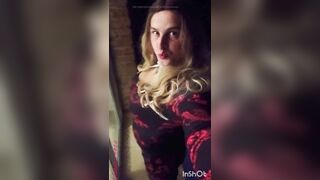 Marvelous little whore trans t-girl slut a weenie transvestite french celia cross