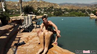 Tiny cocked trans girlfriend Ryder Monroe