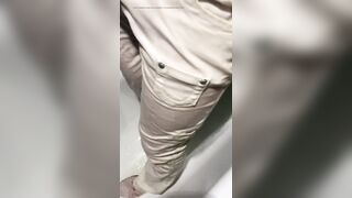 Wetting myself after wetting mysel in washroom...