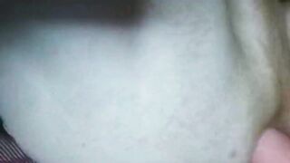 Youthful sissy femboy screws with a sex machine and cums on her anal