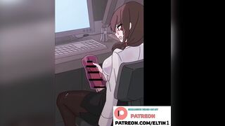Cute Shemale hentai Office Beauty Hawt Toy Jerking And Spunk fountain - Toon Futa Animation 4k 60fps