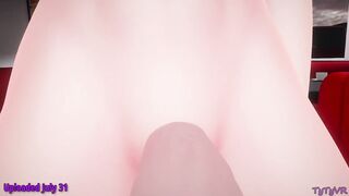 Futanari Waitress Give U a GIANT Moutfull in a Public Diner Taker POV