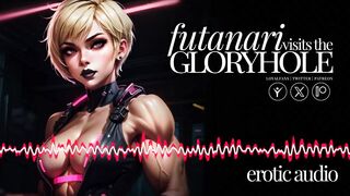 [Erotic Audio] Futa Visits Gloryhole - Shemale hentai bangs your face!