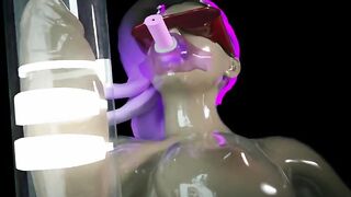 FGGB ep.40 Overwatch Sombra machine on shemale hentai action