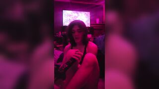 Trans Gal gets high and gets banged