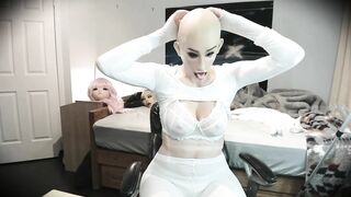 Pinky Nina Pt3! Unmasking your rubber doll girlfriend from her hentai mask!
