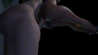 Thick Muscle Dickgirl Fingers and Bangs Ebony Tranny Ladyboy