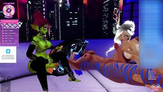 Sexy stream with mega hot gals, wait loud groans UwU