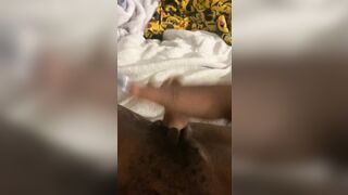 Trans chap pounding himself