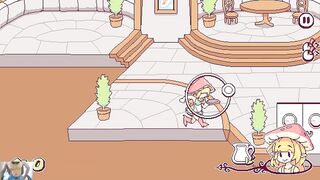 A HOT BLONDIE WORKING ON A SHEMALE HENTAI RESTORANT - SHEMALE HENTAI DI FUNGHI