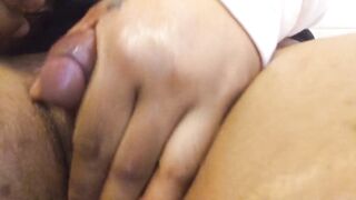 Femdom-goddess play with her large clitoris until that babe climaxxx