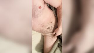 Shaggy trans stud playing around