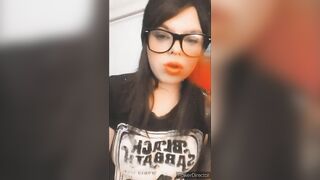 Close your eyes and open your throat