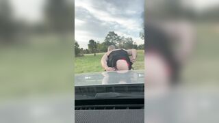 Public park crossdressing