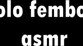 FEMBOY SOLO ASMR GROANS AND OTHER VALUABLE SOUNDS