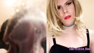 Drink My Spit And Cum Loser! - Femdom Jessica Bloom