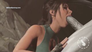 Lara Croft Walking Into A Trap - No Escape Out of Coarse Sex - Neverseen Gameplay