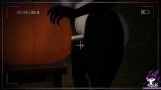 Lady embraced the meme... This babe drilled the pumpkin