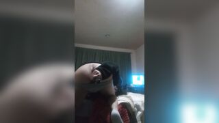 cute trans beauty oozes throughout pants and bangs herself for u to watch