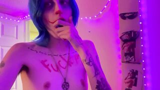 Becky has some deepthroat sextoy enjoyment