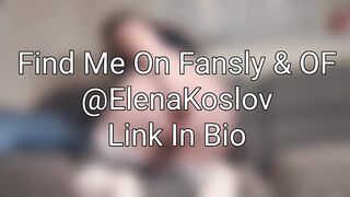 Elena Koslov's Anal Sex-toy Teaser #1