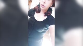 concupiscent trap clothed provacatively, blowjobs and anal