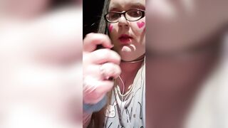 Bambi goes outside with her sex toy~♡