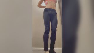 Being wicked in change room with loud talking right outside door