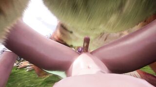 Wild Fur Tigers Screw Redhead Sissy Femboy in his Tigh Booty Fur PoV Manga Three-some