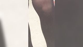 Concupiscent Hot Trans Angel Plays Shows Off Her Booty Filled With A Ass Plug