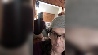 just a little toying previous to work