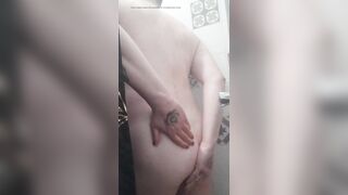 Shower time and a finger