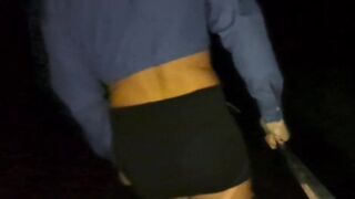 constricted mini roadside walk