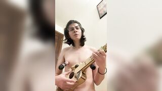 christmas song played with teat suckers