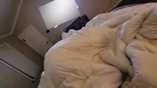 MtF Oriental redhead t-girl woman deepthroats banged bareback creampie whilst that babe masturbates