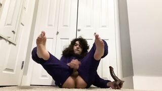 Slender T-girl Gets Creampied by BBC