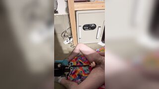 FTM using a bang machine for the 1st time