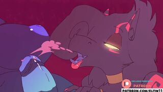 YIFF SHEMALE HENTAI PARTY ON THE BEACH \ HOTTEST FUTANARI YIFF COMICS 4K 60FPS