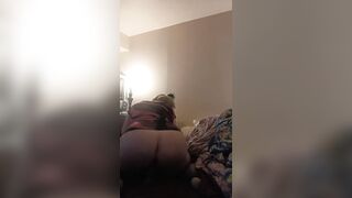 Fox angel rides dragon thrusting rod