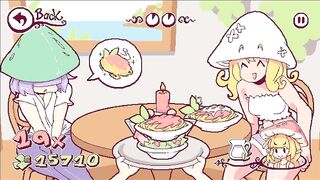 Futa Di Funghi FUTANARI Manga Game Ep.4 kinky waitress is putting cum over the pizza !