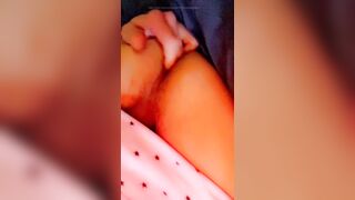 Sissy Desiree fingering her cum dump gap